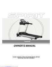 Spirit Treadmill Owner's Manual