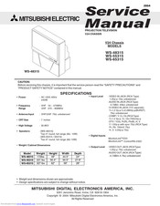 Mitsubishi Electric WS-48315 Service Manual