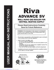Biasi Riva ADVANCE SV Owner's Manual