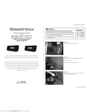 Jl Audio Stealthbox SB-GM-AVAL/12W3v3 Installation Manual