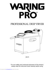 Waring PRO DF175 Instruction Book