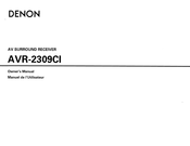 Denon AVR-2309CI Owner's Manual