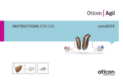 Oticon Agil miniRITE Instructions For Use Manual