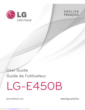 LG LG-E450B User Manual