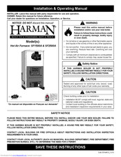 Harman SF1500A Installation & Operating Manual