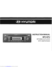 Hyundai MP3.36T Instruction Manual