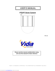 Vidia PTZ/PT Dome Camera User Manual