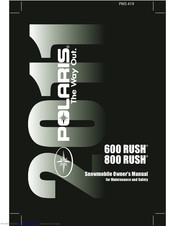 Polaris 600 RUSH PRO-R Owner's Manual