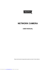 Digitus NETWORK CAMERA User Manual