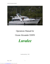 Ocean Alexander Ocean Alexander 520PH Operation Manual