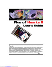 Ositech Communications Five of Hearts II User Manual