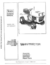 Sears 917.252641 Owner's Manual