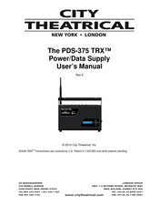 City Theatrical PDS-375 TRX User Manual