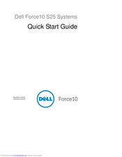Dell Force10 S25V Quick Start Manual