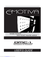Emotiva DMC-1 User Manual