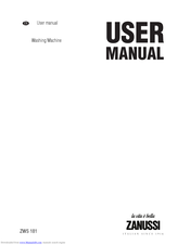Zanussi ZWS 181 User Manual