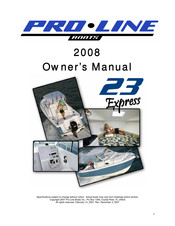 Pro-line boats 2012 23 Express Owner's Manual