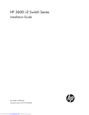 Hp 3600 48 Poe V2 Si Manuals Manualslib