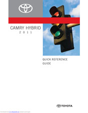 Toyota Camry Hybrid 2011 Quick Reference Manual