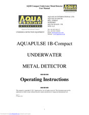 AQUASCAN INTERNATIONAL AQUAPULSE 1B-Compact User Manual