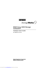 DEC RAID Array 3000 storage subsystem User Manual