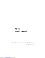 Active Cool AC4G User Manual