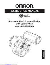 Omron IntelliSense HEM-790ITCAN Instruction Manual