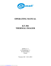 Sonel KT-384 Operating Manual