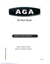 AGA FDKRS36W54SG Instruction Booklet