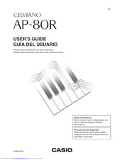 Casio Celviano AP-80R User Manual