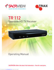 Triax TR112 Operating Manual