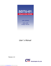 CTC Union SDTU-01 User Manual