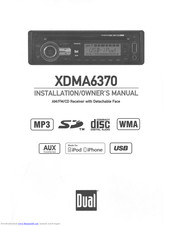 Dual SD XDMA6370 Installation & Owner's Manual
