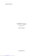 Gold Note VALORE Compact Owner's Manual