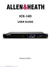 Allen & Heath ICE-16D User Manual