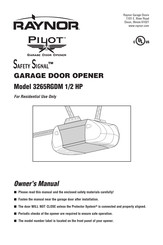 Raynor 3265RGDM 1/2 HP Owner's Manual