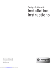 Monogram 224D3735P001 Design And Installation Manual