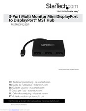 StarTech.com MSTMDP123DP Instruction Manual