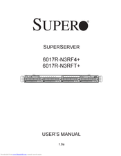 Supero SUPERSERVER 6017R-N3RFT+ User Manual