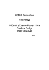 Cerio OW-200N2 User Manual