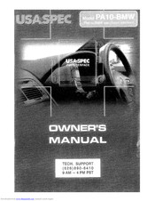 USA SPEC PA10-BMW Owner's Manual