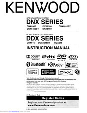 Kenwood DDX6046BT Instruction Manual