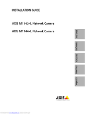 Axis M1144-L Installation Manual