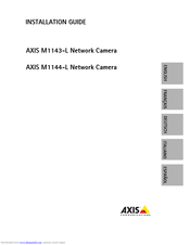 Axis M1143-L Installation Manual