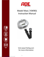 ADE Maxi KW901 Instruction Manual