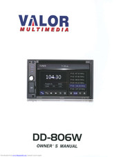 Valor Multimedia DD-806W Owner's Manual