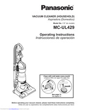 Panasonic MC-UL429 Operating Instructions Manual