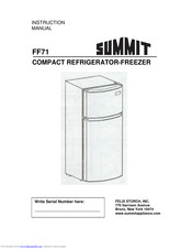 Summit FF71 Instruction Manual