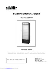Summit SCR1505 Instruction Manual
