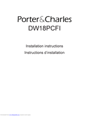 Porter & Charles DW18PCFI Installation Instructions Manual